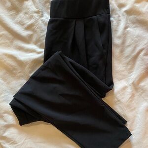 Black Straight Leg Pants